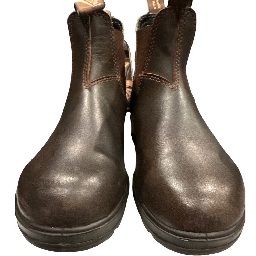 Blundstone 500 Original Series Chelsea Boots Stout Brown Leather Women 6.5AU 3.5